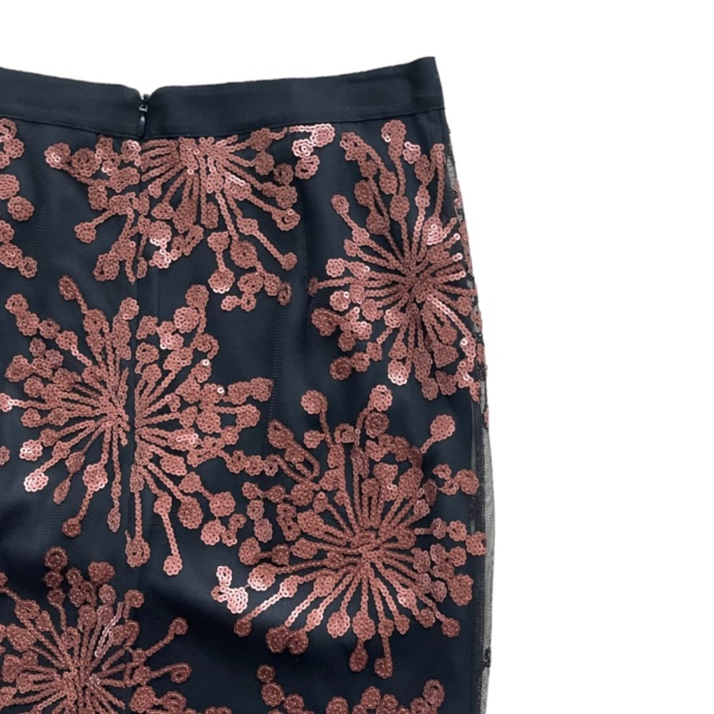 Boden sequin party copper black pencil skirt - Picture 5 of 9